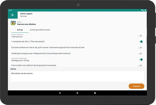 Screenshot of the Kalf In Beeld app