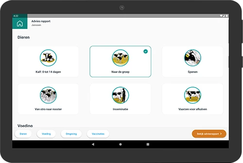 Screenshot of the Kalf In Beeld app