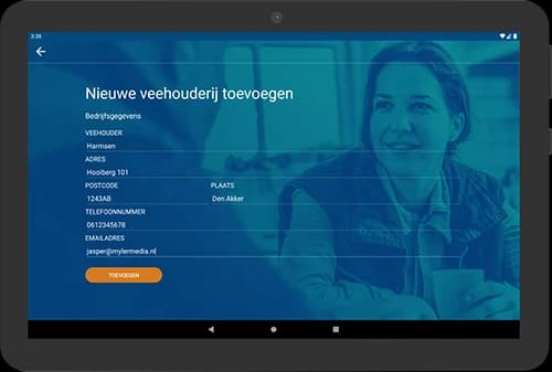 Screenshot of the Kalf In Beeld app