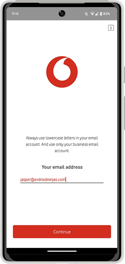 Screenshot of the Office Spaces app