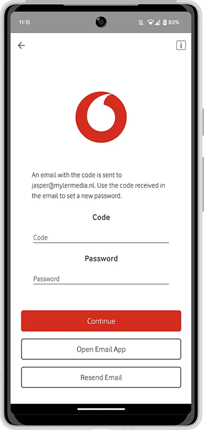 Screenshot of the Office Spaces app