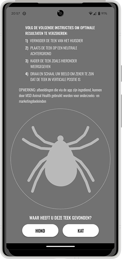 Screenshot of the Tickit app