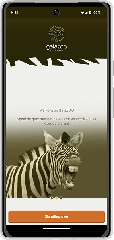 Screenshot gaia zoo app