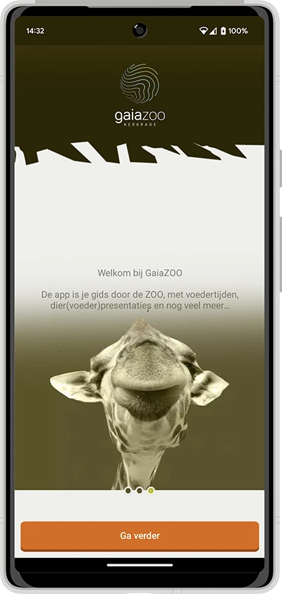 Screenshot gaia zoo app