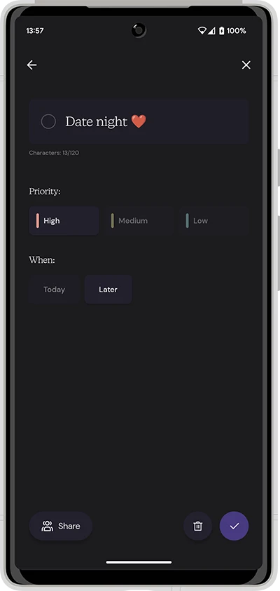Screenshot list-it app